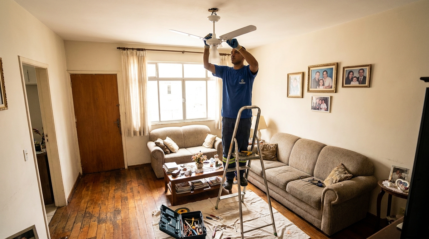 Substituição de Ventilador em Diadema‑SP