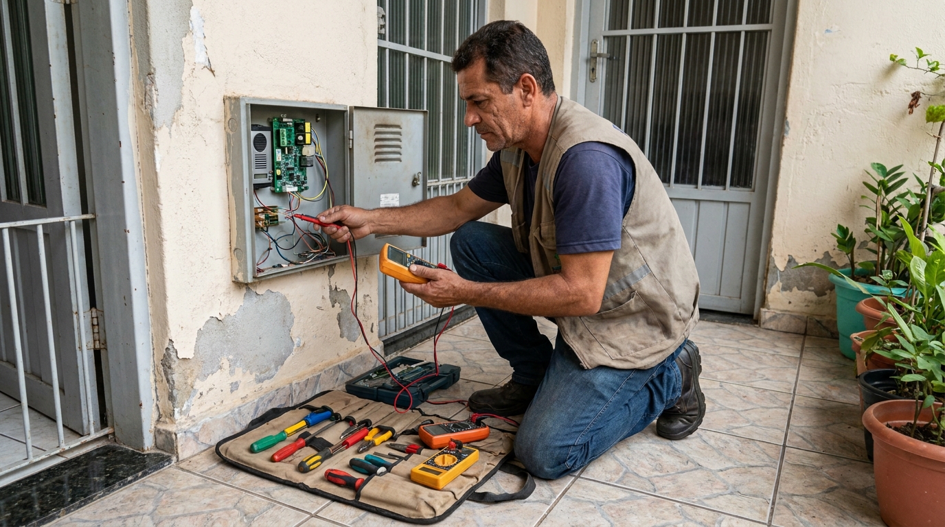 Troca de Fiação de Interfone em Diadema‑SP